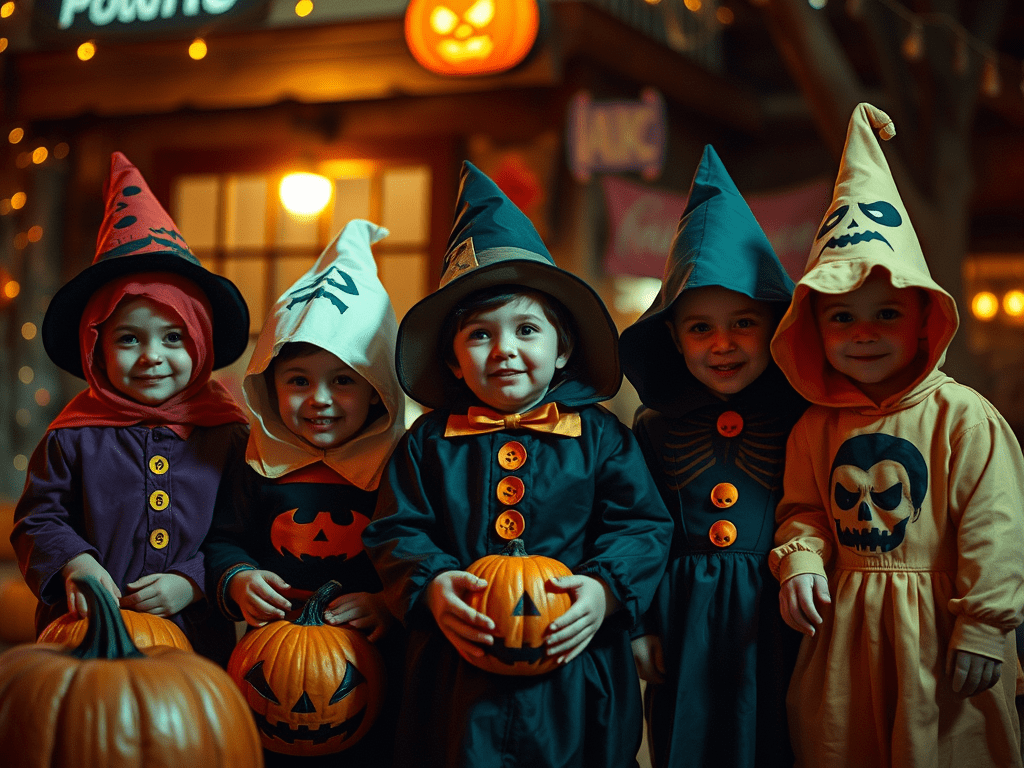 Halloween y niños 
Orígenes de esta celebración