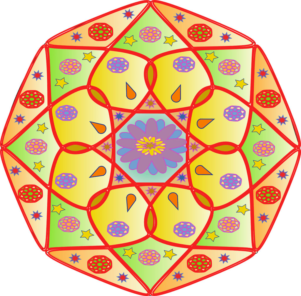 pintar mandalas