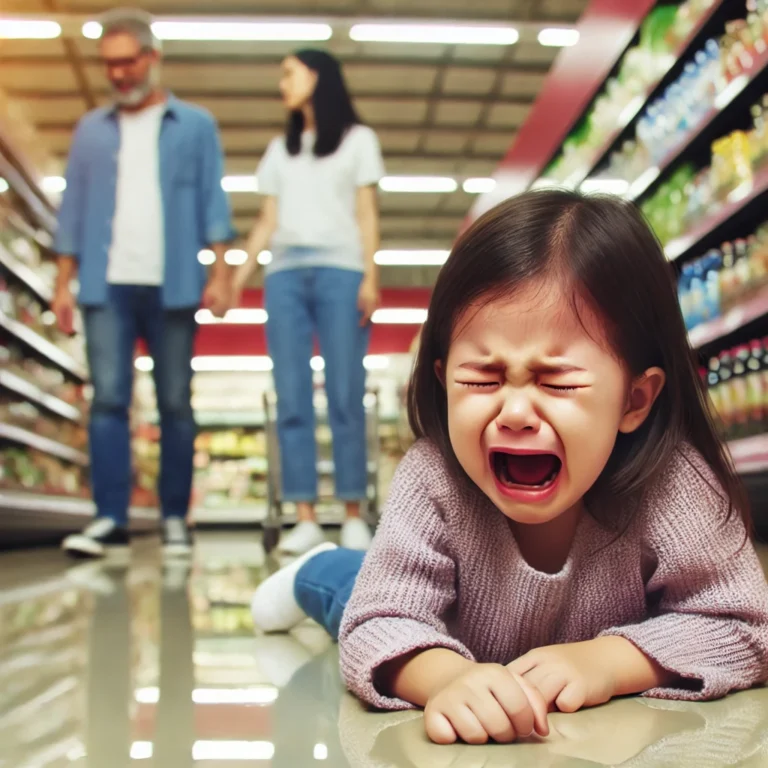rabieta desborde emocional supermercado