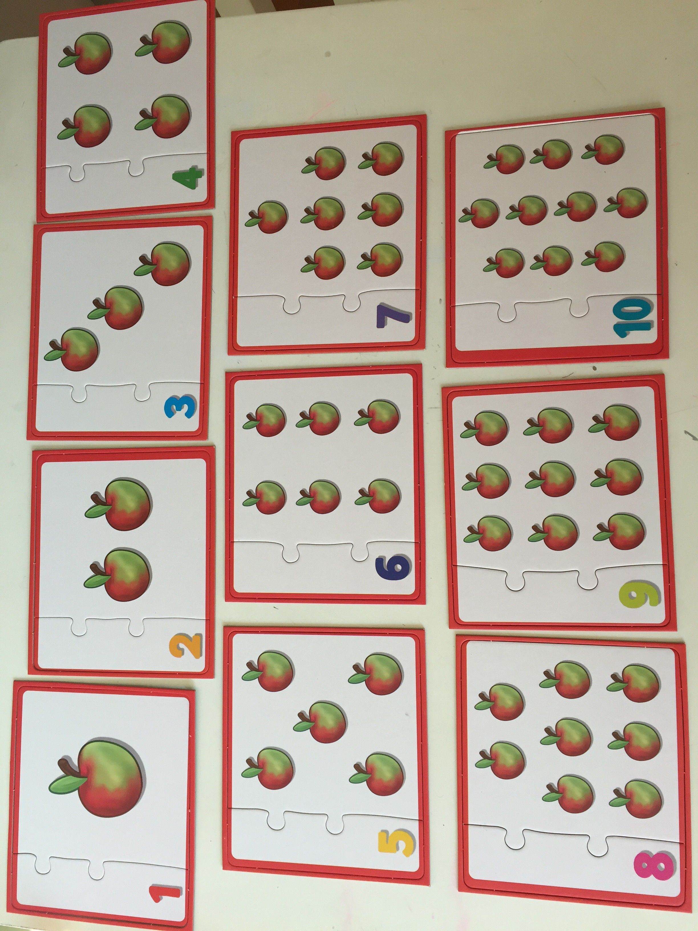 Yo aprendo los números manzanas Yo aprendo los números manzanas