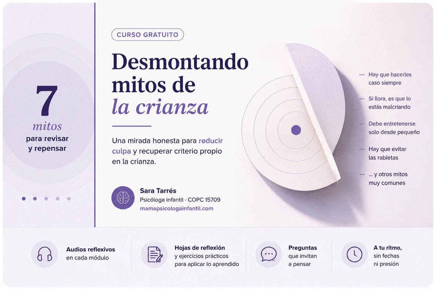 Desmontando mitos de la crianza con Sara Tarrés